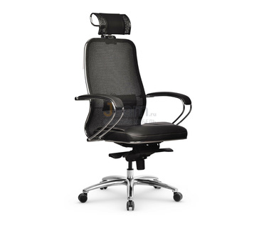 Кресло для руководителя SAMURAI SL-2.04 MPES ЧЕРНЫЙ ПЛЮС