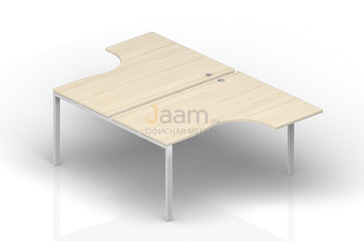 Мебель для персонала Составной стол на 2 рабочих места ST2TG169
