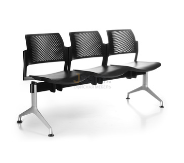 Офисный стул Макс 3 Ткань кат. 1 без подлокотников спинка пластик