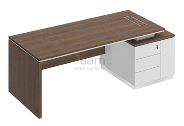 Кабинет руководителя Стол на опорной тумбе правый СИ 112пр