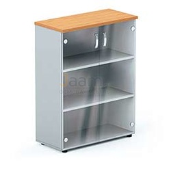 Мебель для персонала Шкаф широкий, стекло, 2 полки DH3-024