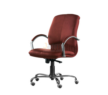 Кресло для руководителя Мара/Д Кожа нестандартная/база хром