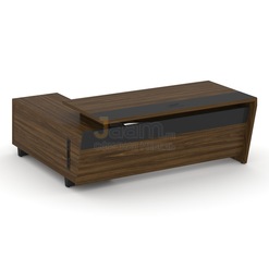 Кабинет руководителя Стол руководителя с опорной тумбой, правый COR.SRT-20(R)