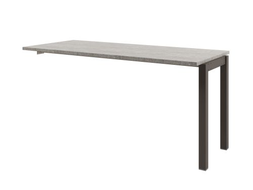 Бенч-система, средняя секция Solution D-322 1600x700x750 (Бетон/ТрюфельКоричневый)