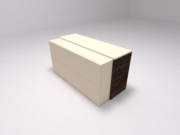 Боковина для блока с ящиками Brix BR.00.40 390x20x610 (Бежевый (акрил))