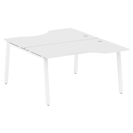 Рабочая станция криволинейная Metal System Style БА.РАС-СА-2.2 1400x1835x750