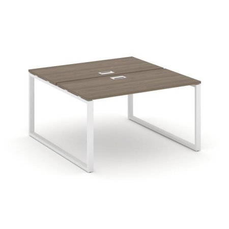 Рабочая станция 2-х сторонняя SN-6O.DRS-012 (1180х1432х750) (Вяз Благородный/Металл Белый)
