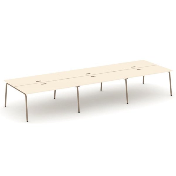 Рабочая станция 6 мест ES.D.RS-6.4-LK (4740х1500х750)