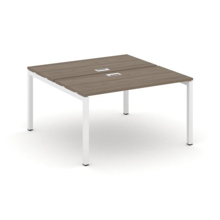 Рабочая станция 2-х сторонняя SN-5P.DRS-022 (1180х1632х750) (Вяз Благородный/Металл Белый)