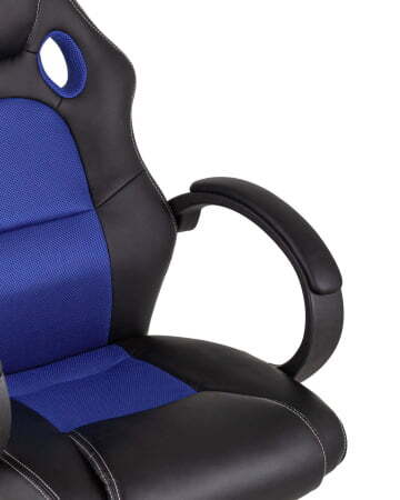 Кресло игровое TopChairs Renegade синее (Геймерское кресло Renegade синий)