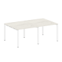 Переговорный стол 2 столешницы Metal System Style БП.ПРГ-2.1 2000x1235x750