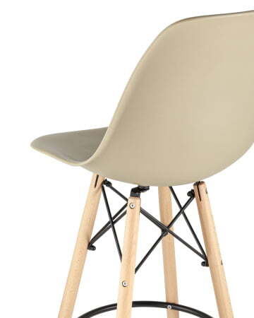 Стул DSW барный бежевый (Стул барный DSW бежевый)
