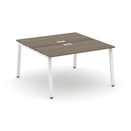 Рабочая станция 2-х сторонняя SN-6A.DRS-022 (1180х1632х750) (Вяз Благородный/Металл Белый)