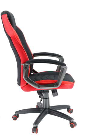 Кресло игровое Stels T Ткань Красный (Everprof Stels T Ткань Красный)