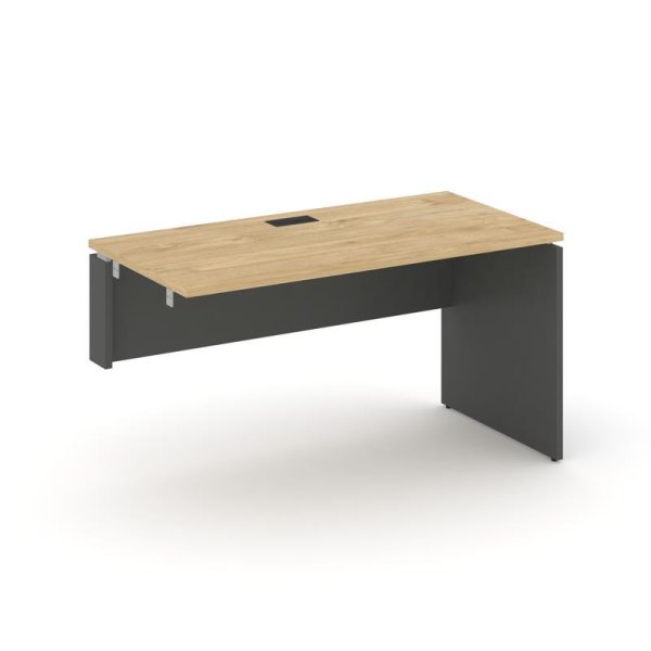 Стол-приставка к опорным элементам SN-D.OPRS-022(L) (1180х800х750) (Тиквуд Светлый/Антрацит)