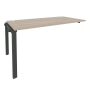 Наборный элемент рабочей станции на П-образном м/к Onix O.MP-1.NRS-4.8 1580x800x750