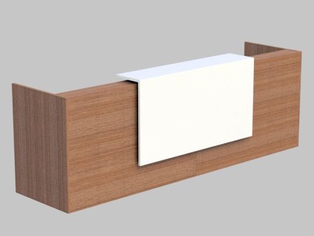 Композиция из 2 прямых модулей Z2 Z2C02 2860x880x1130 (Орех каналетто)