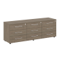 Тумба модульная в кабинет руководителя серии LT-TS 3.3 1650x450x580