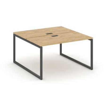 Рабочая станция 2-х сторонняя SN-4O.DRS-013 (1380х1432х750) (Тиквуд Светлый/Металл Антрацит)