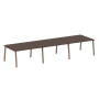 Стол для переговоров (3 столешницы) на А-образном м/к Metal System Style БА.ПРГ-3.3 4200x1235x750