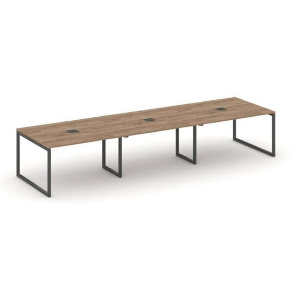 Стол переговорный SN-4O.SPRG-054 (4740х1180х750) (Дуб Табак/Металл Антрацит)