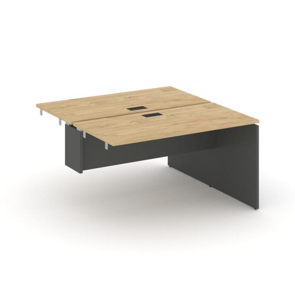 Стол-приставка к опорным элементам SN-D.DPRS-012 (1180х1432х750) (Тиквуд Светлый/Антрацит)