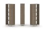 Набор стеллажа 2-х сторонний, 5 ярусов SN.NSD-521 (754х400х1982)