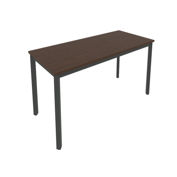 Стол письменный на металлокаркасе Slim С.СП-5.1 1380x600x750 (Венге Цаво/Антрацит металл)