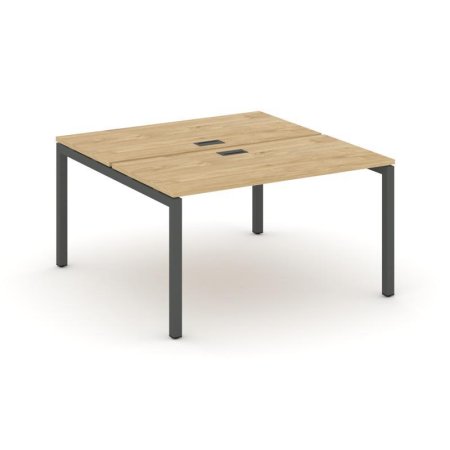 Рабочая станция 2-х сторонняя SN-5P.DRS-014 (1580х1432х750) (Тиквуд Светлый/Металл Антрацит)