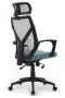 Офисное кресло Oliver RCH W-203AC Черный пластик | Синий
