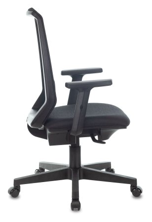 Кресло MC-611N черный TW-01 38-418 сетка/ткань крестов. пластик (Черный)