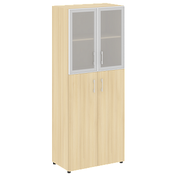 Шкаф комбинированный со стеклом в алюминиевой раме нужен топ LT.ST 1.7R 800x450x1990