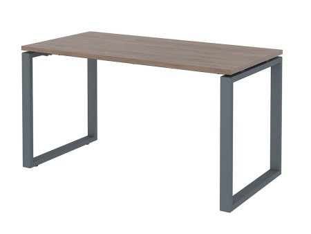 Стол NTO 140x70 темный орех/антрацит (Коричневый/Антрацит)