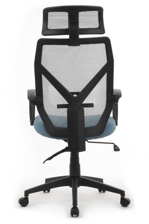 Офисное кресло Oliver RCH W-203AC Черный пластик | Синий (Синий | Черный)