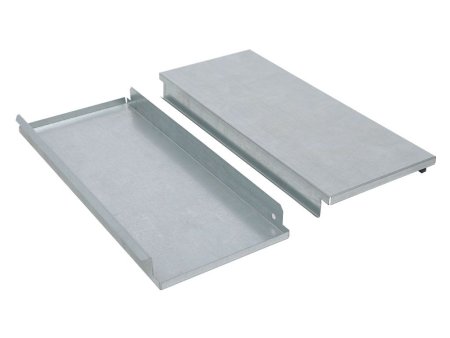 Стеллаж SB 200x152x51/4 c оцинкованным настилом (Серый/Синий)