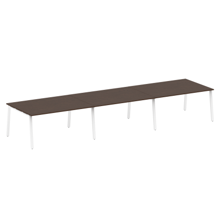 Стол для переговоров (3 столешницы) на А-образном м/к Metal System Style БА.ПРГ-3.4 4800x1235x750