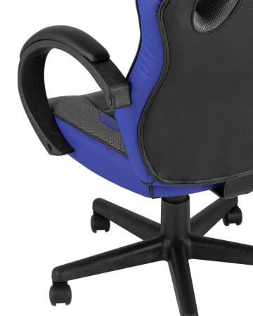 Кресло игровое TopChairs Sprinter синее (Геймерское кресло Sprinter синий)