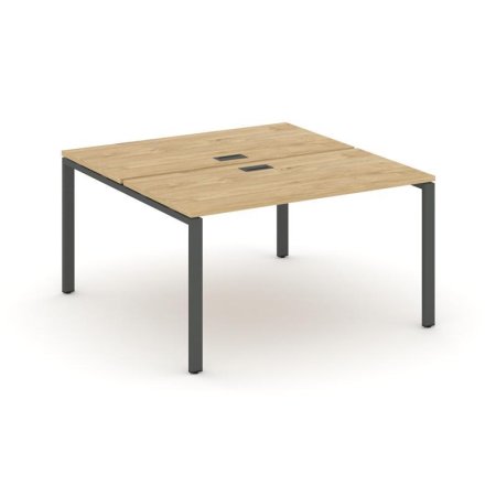 Рабочая станция 2-х сторонняя SN-6P.DRS-013 (1380х1432х750) (Тиквуд Светлый/Металл Антрацит)