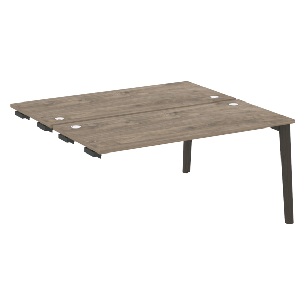 Стол-приставка двойной на деревянных опорах Onix Wood OW.D.SPR-4.7 1580x1475x750