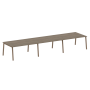 Стол для переговоров (3 столешницы) на А-образном м/к Metal System Style БА.ПРГ-3.4 4800x1235x750