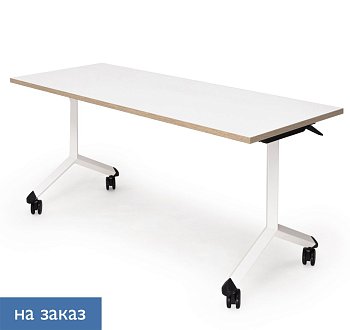 SHIFT Стол поворотный БЕЛЫЙ/ДУБ