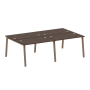 Рабочая станция на 4 рабочих места на А-образном м/к Metal System Style БА.СМ-4.2 2400x1475x750