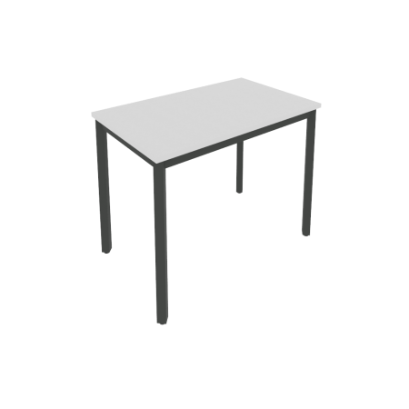 Стол письменный на металлокаркасе Slim С.СП-3.1 980x600x750 (Серый/Антрацит металл)