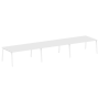 Стол для переговоров (3 столешницы) на А-образном м/к Metal System Style БА.ПРГ-3.5 5400x1235x750