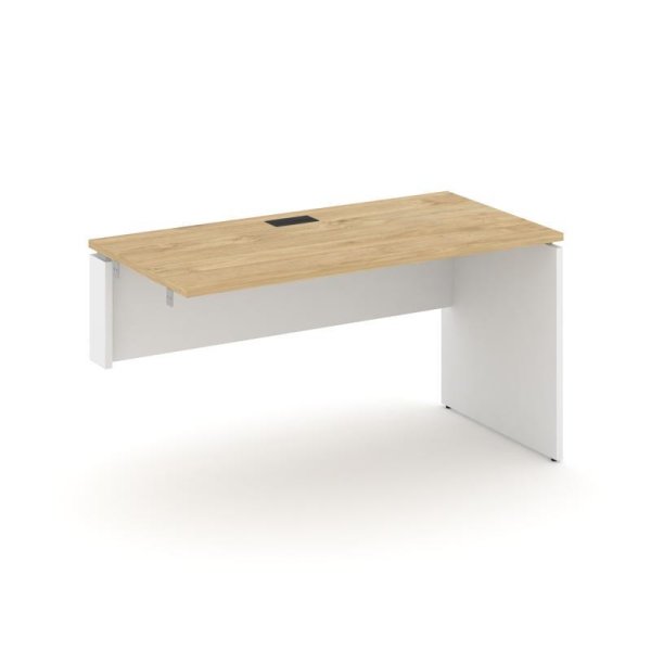 Стол-приставка к опорным элементам SN-D.OPRS-022(L) (1180х800х750) (Тиквуд Светлый/Белый)