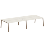 Рабочая станция на 4 рабочих места на А-образном м/к Metal System Style БА.СМ-4.5 3600x1475x750