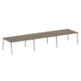 Стол для переговоров (3 столешницы) на А-образном м/к Metal System Style БА.ПРГ-3.4 4800x1235x750