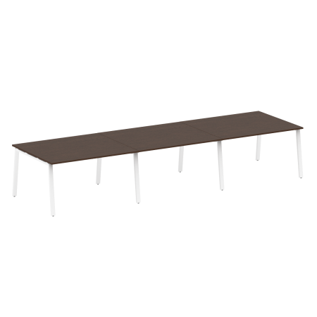 Стол для переговоров (3 столешницы) на А-образном м/к Metal System Style БА.ПРГ-3.3 4200x1235x750