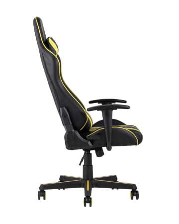 Кресло игровое TopChairs Camaro желтое (Геймерское кресло Camaro желтый)