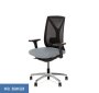 DION M Кресло синх. черный пластик опоры алюм.